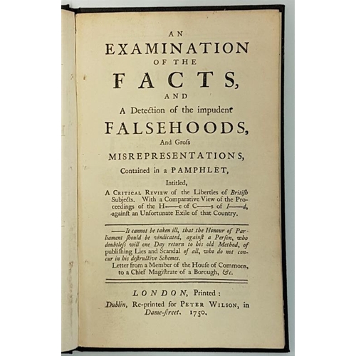 180 - An examination of the facts, and a detection of the impudent falsehoods: And gross misrepresentation... 