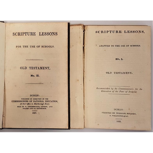 184 - Scripture Lessons, Adapted to the Use of Schools. No. 1. Old Testament. William Holden. 1832. & ... 