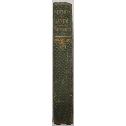 578 - The History of Bandon by George Bennett Esq. Cork 1862, some wear