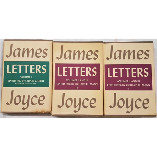 584 - Joyce, James. The Letters of James Joyce. New York: Viking Press, 1966. Three volumes. Beautiful Set... 