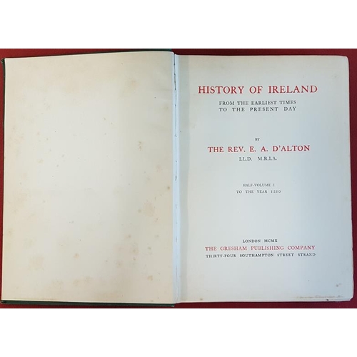 588 - D'Altons History of Ireland  - 6 vols