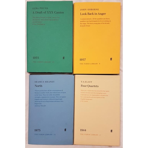 594 - (Faber Library Series) Heaney, Seamus. North. Elliott, T.S. Four Quartets. Osborne, John. Look Back ... 