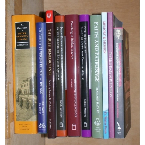 609 - Bundle of ten books of Irish religious interest including Irish Benedictines; Patrick McAlister Bish... 