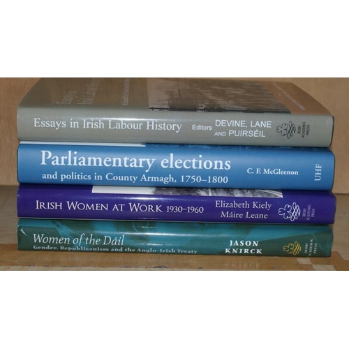 612 - Four Irish interest books: Essays in Irish Labour History; Parliamentary Elections in Co. Armagh 175... 