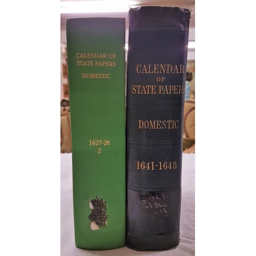 614 - Calendar of State Papers Charles I. Two volumes. 1627-28 and 1641-43
