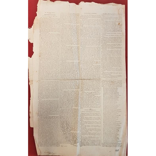 636 - Dublin newspaper The Correspondent Feb 1811.