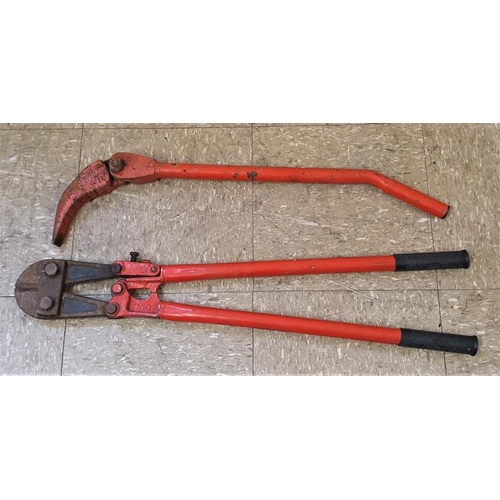 9 - 30 Inch Bolt Cutter and a Lever Tool (2)