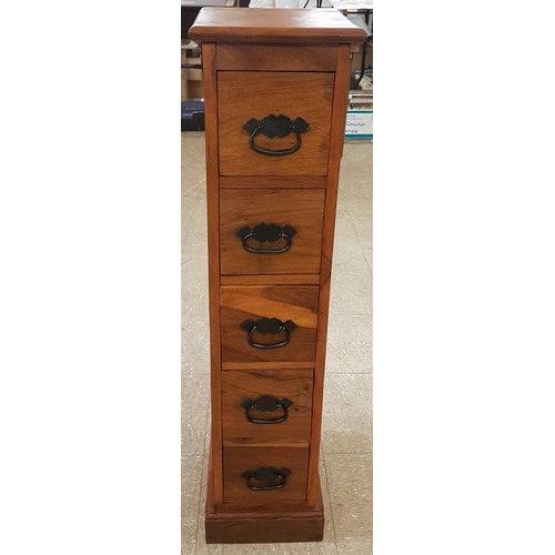 32 - Bank of Five Drawers - 10 x 42ins