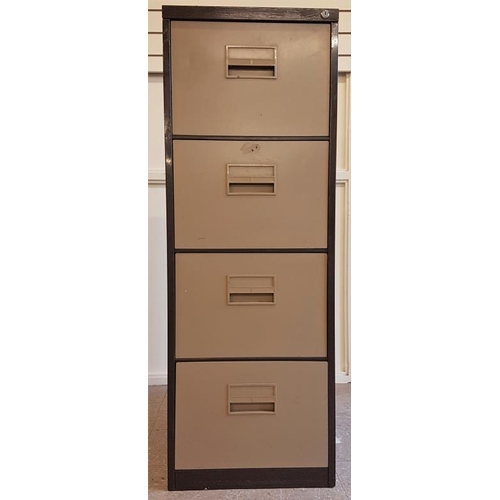 45 - Four Drawer Filing Cabinet (no key)
