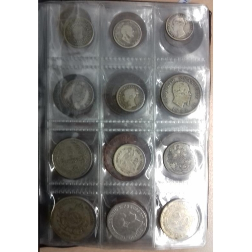 166 - Coin Album of Pre-1900 Coins to include Silver Coins