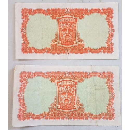 183 - Ireland - Two 10 Shilling Notes