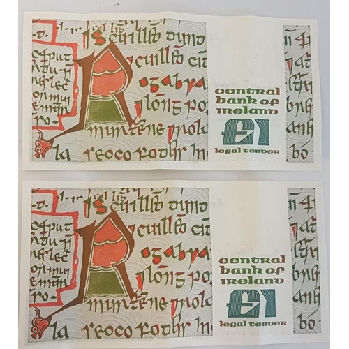 188 - Two Consecutive £1 Notes 9.3.83 (2)