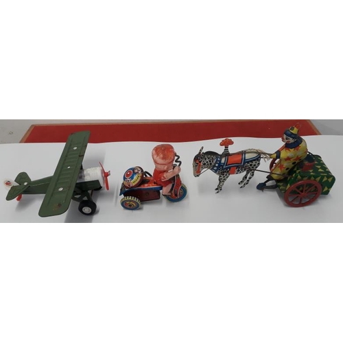 194 - Collection of Three Tin Plate Toys