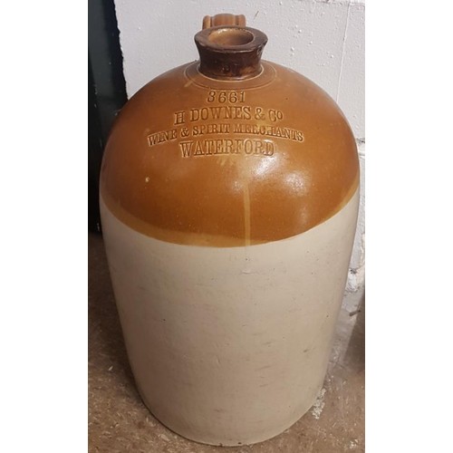 284 - H Downes of Waterford 5 Gallon Whiskey Jar