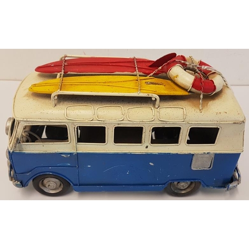 317 - Tin Plate Model of Camper Van