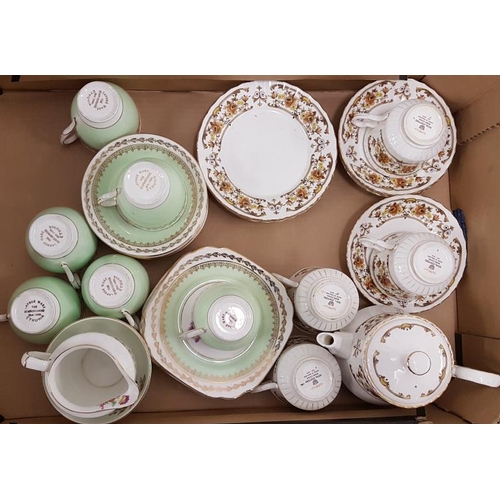 336 - Two Attractive Part Bone China Teasets