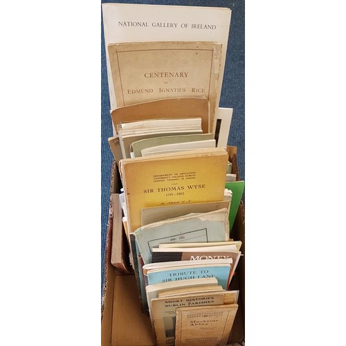 355 - Box of Irish pamphlets and booklets of historical interest
