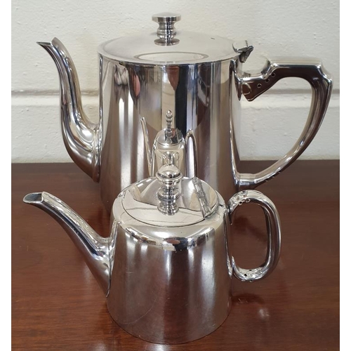 361 - Large Silver Plated Tea Pot and a Small Example (2)