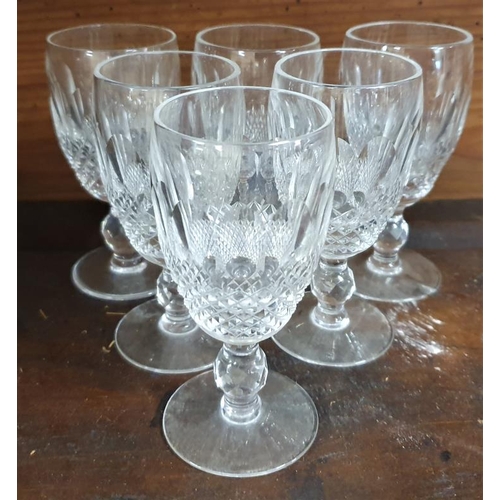 362 - Set of Six Waterford Crystal Drinking Glasses