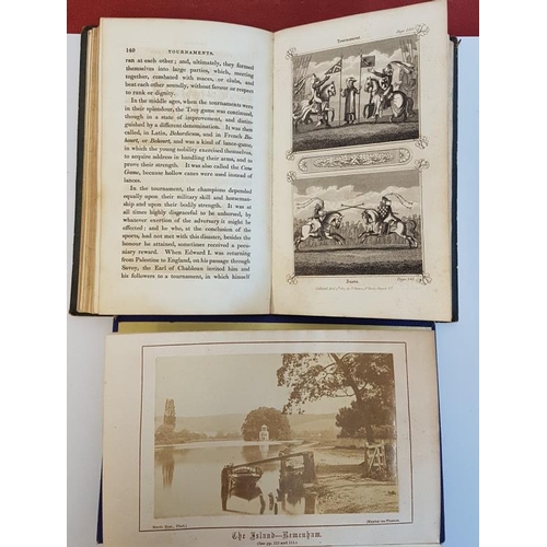 394 - Aspin 'Sporting Pastimes of England' 1825. Plates. Full calf and E.D. Brickwood. Boat Racing or the ... 