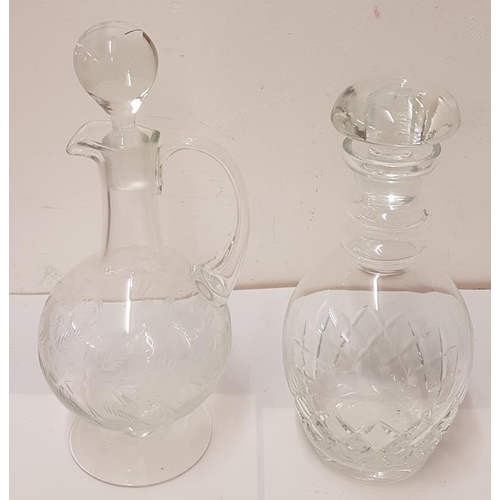 518 - Two Glass Decanters