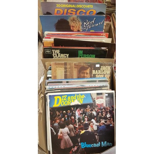 639 - Two Boxes of Irish and other Music LPs