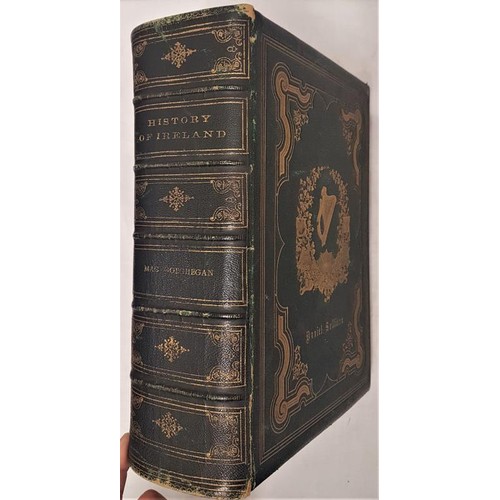 9 - History of Ireland by Abe Mac-Geoghan and John Mitchell, attractive binding, 1868 New York