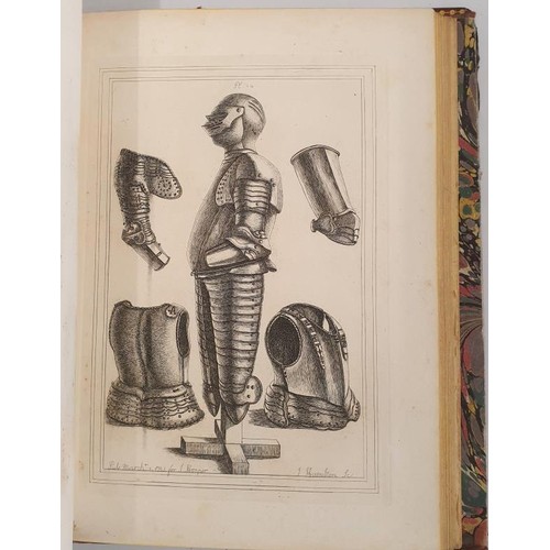 12 - Francis Grose. A Treatise on Ancient Armour and Weapons. 1786. Full page copper plates. Fine contemp... 