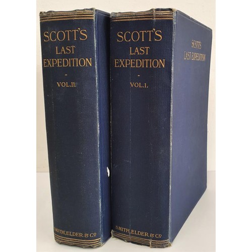 31 - R.F. Scott’s Last Expedition - Edited by L.Huxley.   1913.  1st edit.    2 volumes Illustrated in co... 