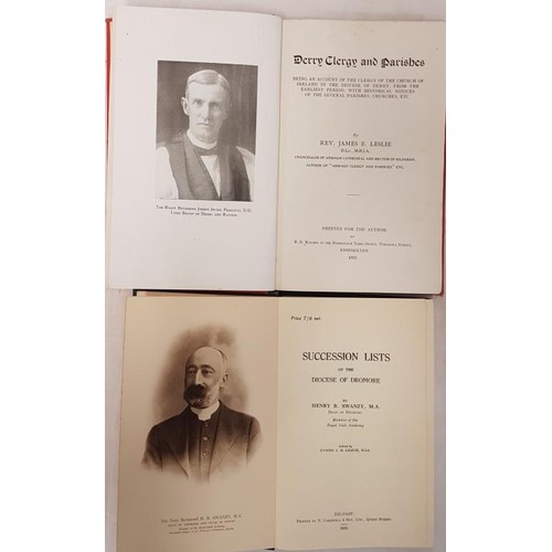 35 - Leslie, Rev James B. Derry Clergy & Parishes, 1st edit, Enniskilleen 1937, Ltd. Edit. 400 copies... 
