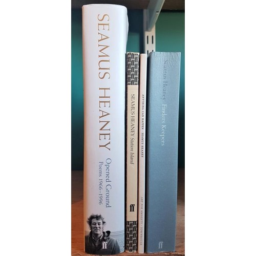 58 - Seamus Heaney, Finders Keepers, Selected Prose 1971-2001 and three other books (4)