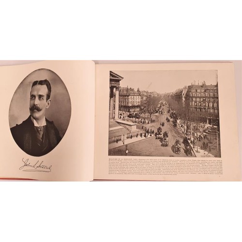 65 - J.L.Stoddard. Portfolio of Photographs of Famous Scenes and Cities. Pub. Chicago c. 1895. Oblong fol... 
