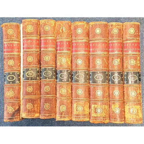 86 - Grose's Antiquties of England and Wales 8 vols