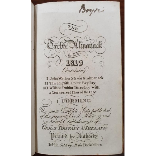 102 - Collection of Almanacks, 1796 by John Watson Stewart, 1770 by Samuel Watson, 1785 ditto, 1819 by Joh... 