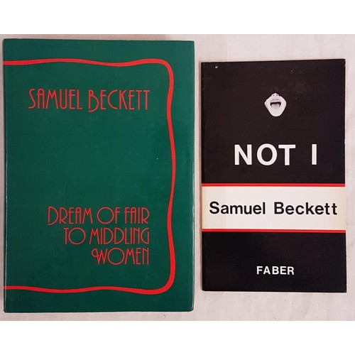 116 - Samuel Beckett. Dream of Fair to Middling Women. 1992. 1st edit with scarce tipped in illustration o... 
