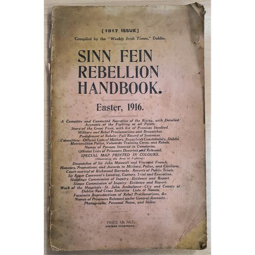 132 - Sinn Fein Rebellion Handbook. Easter, 1916. 1917 Issue.