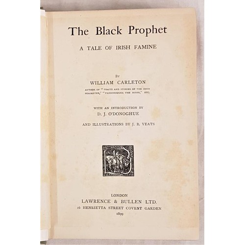 133 - [illustrated by Jack B. Yeats] The Black Prophet by William Carleton. Lawrence & Bullen. 1899. o... 