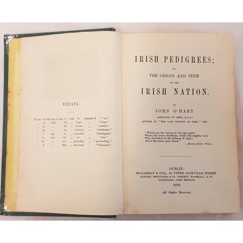 175 - Irish Pedigrees by O'Hart and 9 others