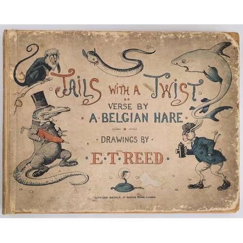 188 - (Lord Alfred Douglas) “Belgian Hare”. Tails With a Twist. Oblong folio. 1898. First. Colour plates b... 