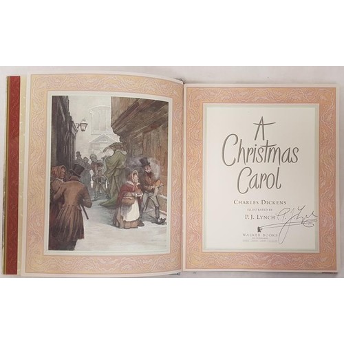 194 - 'A Christmas Carol' illustrated by P.J. Lynch. Signed with two extra plates signed. Walker Books Ltd... 