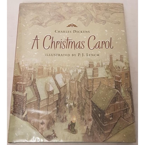 194 - 'A Christmas Carol' illustrated by P.J. Lynch. Signed with two extra plates signed. Walker Books Ltd... 