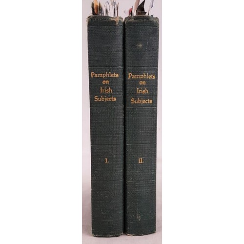 200 - Pamphlets on Irish Subjects. 2 volumes. 37 individual items. 1900-1930 period. Socialism, biography,... 