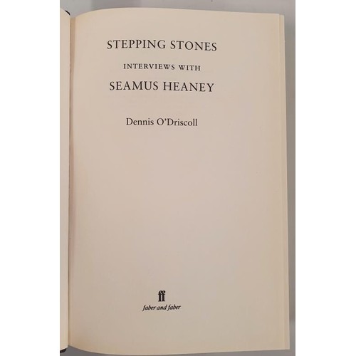 207 - Seamus Heaney. Stepping Stones – Interviews with Seamus Heaney and Denis 0’Driscoll