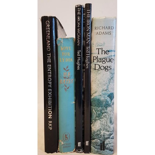 210 - Richard Adams, The Plague Dogs, 1st edition, 1977, dust jacket and four other books