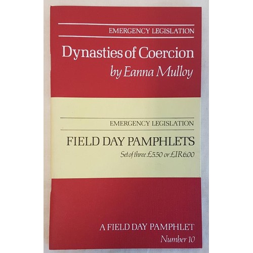 335 - Field Day Pamphlets Nos. 10, 11 and 12 with original yellow wraparound of three pamphlets about emer... 
