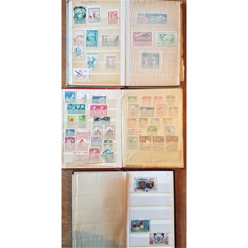 338 - Three Foreign Stamp Albums