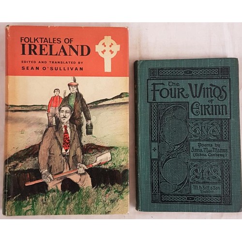 372 - Sean O’Sullivan. Folk Tales of Ireland. 1966 and E. Carbery. The Four Winds of Eirinn. 1911. (2)... 