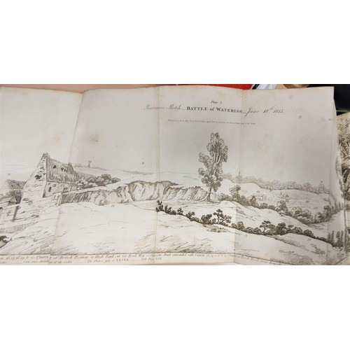 396 - The Battle of Waterloo ...in the Campaign of the Netherlands 1815. London 1815 with detached folding... 