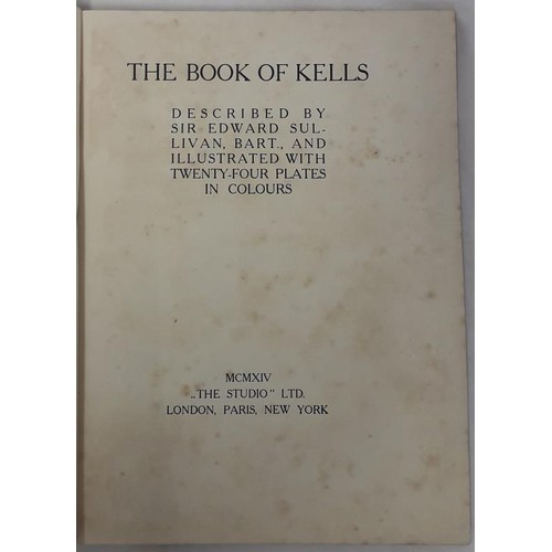397 - O'Sullivan's Book of Kells, 1st edition, decorative binding