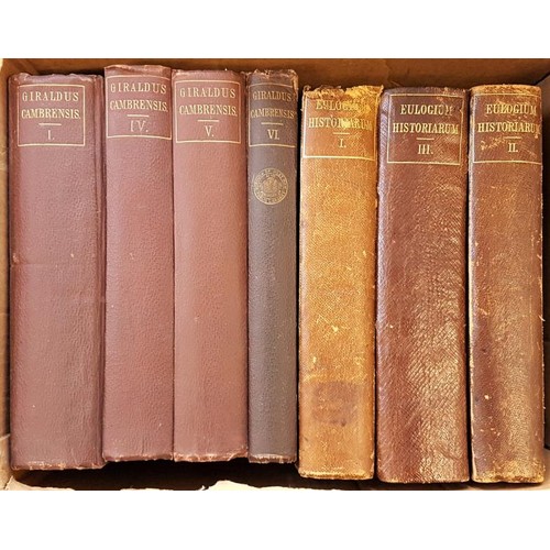 404 - Rolls Series. Small box 3 Vols Eulogium Historiarum, Medieval Chronicles of GB and Ireland during th... 